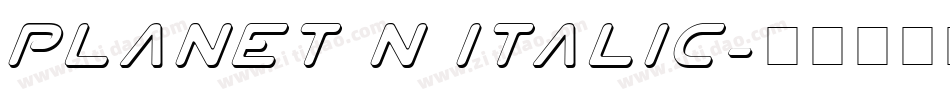 Planet N Italic字体转换